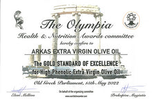 Premium Greek Olive Oil, Rich in Polyphenols
