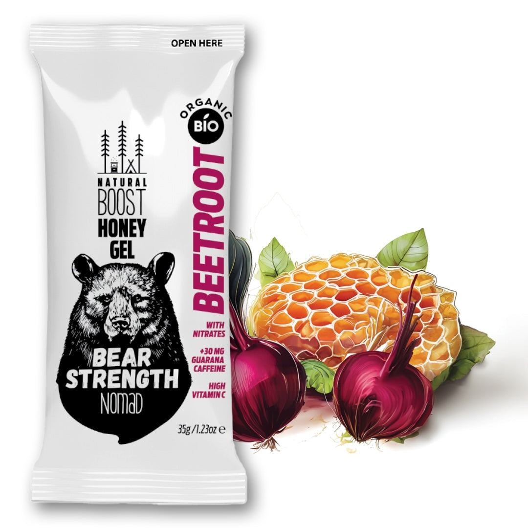 Nomad Beetroot Honey Energy Gel (Nitrates & Guarana) - Sample PACK