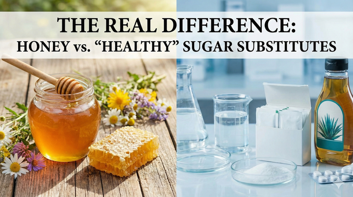 The Real Difference: Honey vs. “Healthy” Sugar Substitutes