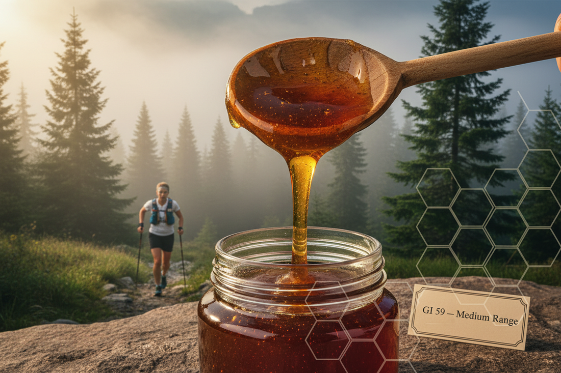 Fir Honey and the Medium-GI Difference: What Honeydew Composition Means for Athletes