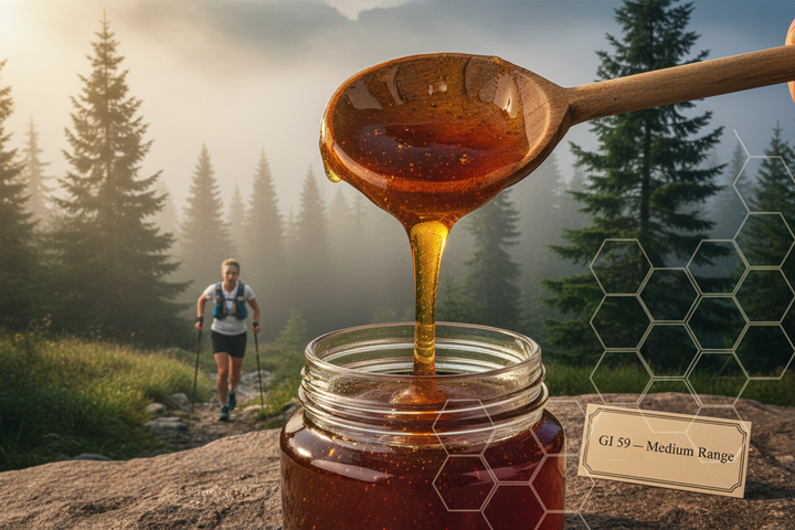 Fir Honey and the Medium-GI Difference: What Honeydew Composition Means for Athletes