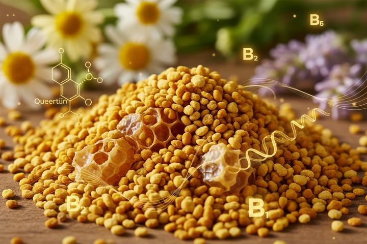 Bee Pollen as a Functional Ingredient: Amino Acids, Flavonoids, and Exercise Recovery