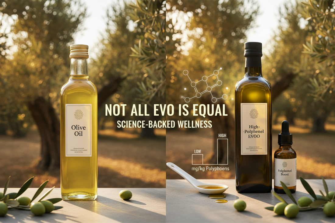 High Polyphenol EVOO vs Regular Extra Virgin Olive Oil