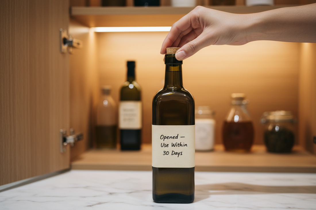How to Store High Polyphenol EVOO After Opening.