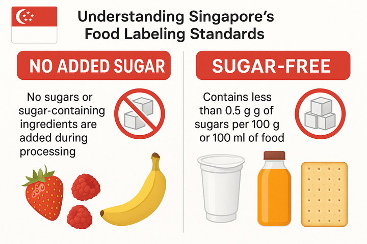 Singapore's Sugar Labels Decoded: The Critical Difference Between "No Added Sugar" and "Sugar-Free"