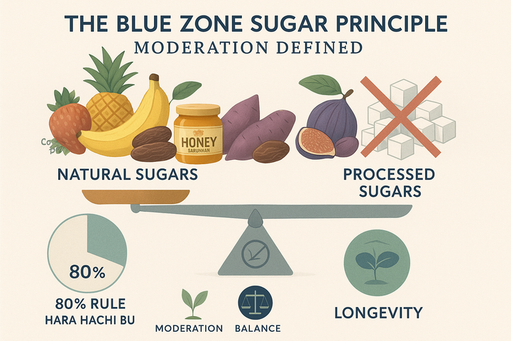 Sweet but Smart: How Blue Zone Diets Master Sugar Moderation for Longevity