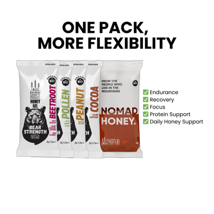 Nomad Honey Energy Gel Starter Kit