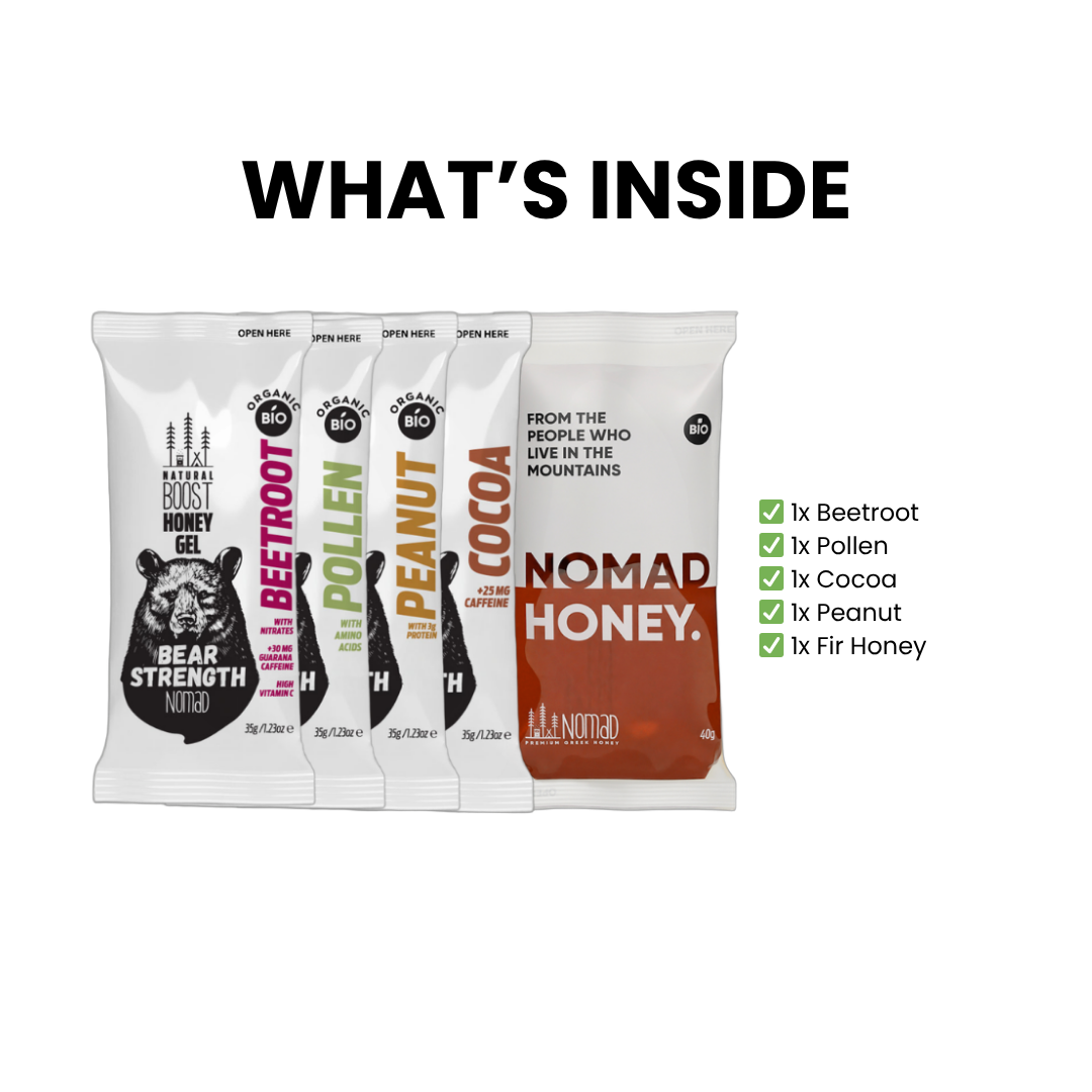 Nomad Honey Energy Gel Starter Kit
