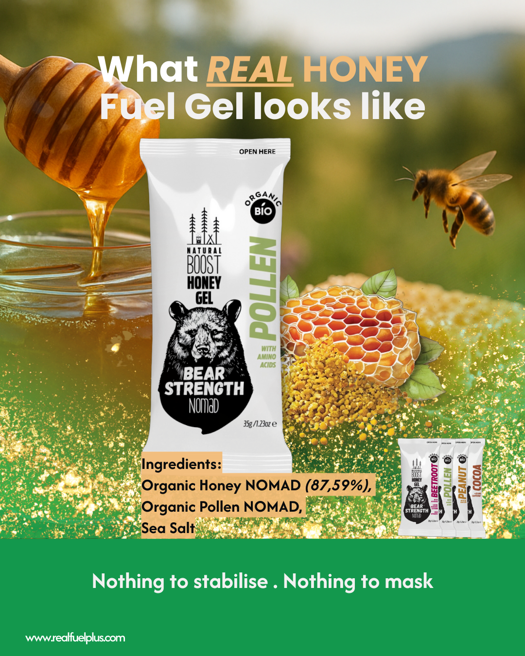 Nomad Raw Greek Honey: Your Natural Fueling Strategy Kit