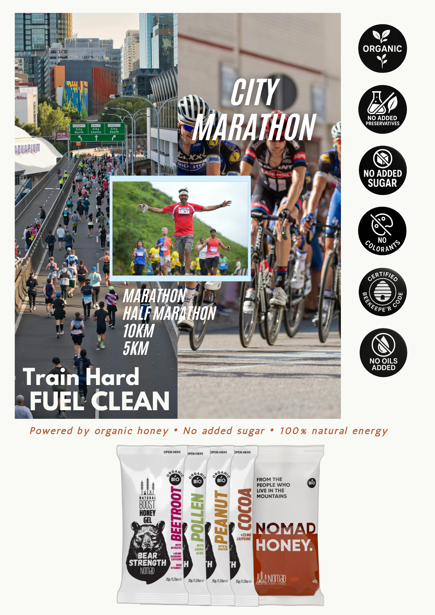 Nomad Honey Energy Gel Starter Kit