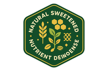 Natural Sweetened. Nutrient Dense. High Fiber icon